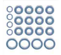 RC Piezas Coche Compatible con Tamiya para TT-01 TT01E TT01D para TT02B 1/10 RC Piezas De Actualización Coche Accesorios 20 Kit Rodamiento Bolas Sellado