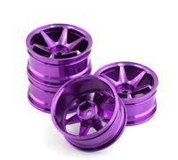 RC Piezas Coche Compatible con Tamiya para TT01 para TT02 para HSP para HPI para Kyosho 1/10 RC Piezas De Actualización Coche Ruedas Neumáticos Llantas Metal 12mm Hex