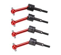 RC Piezas Coche Compatible con Tamiya para TT02 1/10 RC, Piezas De Actualización Coche, 2-4 Uds. para Eje Transmisión CVD Metal, Kit Alta Resistencia 70mm