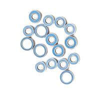 RC Piezas Coche Compatible con Tamiya para TT02 para TT-02 TT02D TT-02D Escala 1/10 RC Piezas De Actualización Coche 16 Uds Kit Rodamiento Bolas Sellado Goma