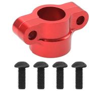 RC Piezas Coche Compatible con Tamiya para TT02 para TT02B 1/10 RC Piezas De Actualización De Coche Tapa De Cubierta De Eje De Transmisión Central De Aluminio Montaje Fijo 1 Juego(Red)