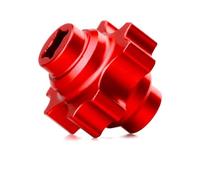 RC Piezas Coche Compatible con Tamiya para TT02 para TT02B TT02T TT02D 1/10 RC, Piezas De Mejora De Coche, Bloqueo Diferencial De Metal, Carrete De Bloqueo Diferencial(Red)