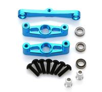RC Piezas Coche Compatible con Tamiya para TT02 TT 02 1/10 RC, Piezas De Mejora De Coche, Accesorios De Repuesto, Conjunto De Dirección De Metal con Rodamiento