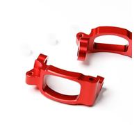 RC Piezas Coche Compatible con Tamiya para TT02B 1/10 RC Coche Piezas Upgrade Juego Mangueta C Aleación Aluminio CNC(Red)