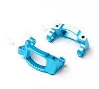 RC Piezas Coche Compatible con Tamiya para TT02B 1/10 RC Coche Piezas Upgrade Juego Mangueta C Aleación Aluminio CNC(Blue)