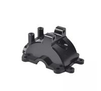 RC Piezas Coche Compatible con Tamiya TT 02 02D 02R 02S 02SR 02SRX 02B 1/10 RC para Piezas De Mejora Coche Carreras, Cubierta Superior Caja Cambios Aleación Aluminio(Black)