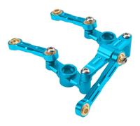 RC Piezas Coche Compatible con Tamiya TT 02 para TT02 1/10 RC, Piezas De Coche, Conjunto Dirección Rodamiento Bolas Aleación Aluminio Varilla Amarre(Blue)