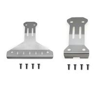 RC Piezas Coche Compatible con Tamiya XV-02 Pro XV02 58707 1/10 RC Coche Piezas Upgrade Protector Chasis Delantero Trasero Acero Inoxidable