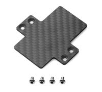RC Piezas Coche Compatible con Traxxas para Maxx 1/10 RC Piezas De Coche Patrón Fibra Carbono ESC Placa Fijación Montaje para Max8 Max6 Xr8 Plus Castle X8S