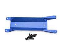 RC Piezas Coche Compatible con Traxxas para Mini para Maxx Coche Radiocontrol Piezas Actualización Aleación Aluminio para Placas Carcasa Protección(Blue)