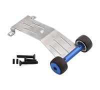 RC Piezas Coche Compatible con TRAXXAS para Mini para Slash 4X4 108164 1 1/16 RC Piezas De Mejora De Coche Accesorios De Repuesto Barra De Metal Wheelie(Blue)