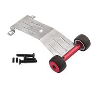 RC Piezas Coche Compatible con TRAXXAS para Mini para Slash 4X4 108164 1 1/16 RC Piezas De Mejora De Coche Accesorios De Repuesto Barra De Metal Wheelie(Red)