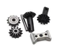 RC Piezas Coche Compatible con TRAXXAS para Revo para Summit T-Maxx RC Coche Piezas Upgrade Juego Engranajes Diferencial Acero Metal Engranajes Salida 5382X
