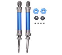 RC Piezas Coche Compatible con Traxxas para Slash 1/10 RC Coche Piezas Upgrade Juego Eje Transmisión Trasero Metal CVD NSV775(Blue)