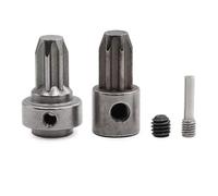 RC Piezas Coche Compatible con Traxxas para Slash 4X4 para VXL para Rustler para Stampede XO-1 RC Coche Piezas Upgrade Juego Buje Transmisión Acero Delantero Trasero Centro