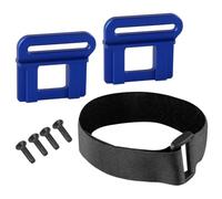RC Piezas Coche Compatible con Traxxas para Trineo para Slash 6S 1/8 RC Piezas De Coche Soporte Batería Retenedor Correa 9628(Blue)