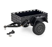 RC Piezas Coche Compatible con Traxxas para TRX4-M para Defender para Bronco K10 1/18 Coche Radiocontrol Escalada Upgrade Piezas Aluminio Remolque Utilitario con Enganche(Black)