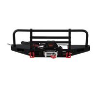 RC Piezas Coche Compatible con Traxxas para TRX4 para Axial para SCX10 II 90046 1/10 Coches Trepadores De Control Remoto Piezas De Mejora Parachoques Delantero De Metal con Cabrestante