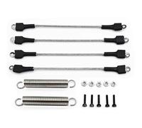 RC Piezas Coche Compatible con Traxxas para TRX4 para Bronco 1/10 Piezas Upgrade Crawler RC Cable Acero Alambre Acero Inoxidable Decoración