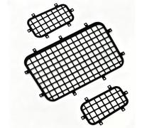RC Piezas Coche Compatible con Traxxas para TRX4 para Defender 82056-4 1/10 RC Piezas De Coche 5 Uds Red Protectora Malla Ventana Metal Decoración Tornillos