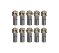 RC Piezas Coche Compatible con Traxxas para TRX4 para TRX6 para Axial para SCX10 II III Pro 1/10 RC Piezas De Mejora De Coche Extremos De Varilla De Enlace De Aluminio M4(Gray)