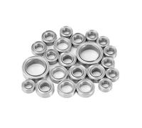 RC Piezas Coche Compatible con Traxxas para TRX4M 1/18 Piezas Upgrade Coche RC 22PCS Kit Rodamientos Acero Modificación Reemplazo Accesorios