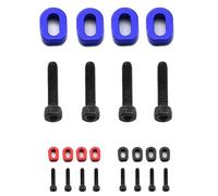 RC Piezas Coche Compatible con Traxxas para X-MAXX 6S 8S para XRT 1/5 1/6 RC Piezas De Mejora De Coche 4 Uds Arandelas De Montaje De Motor De Metal Cuñas 7759 7759R(Blue)