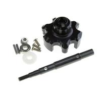 RC Piezas Coche Compatible con Traxxas para XRT para X-MAXX 6S 8S 1/6 1/5 RC Piezas De Coche Carcasa Transmisión Cush Delantera Trasera Metal Eje Entrada 7793X 7786X(Black)