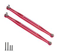 RC Piezas Coche Compatible con TRAXXAS X para MAXX para WideMaxx 8S 1/5 para XRT 1/6 RC Piezas De Coche Eslabones Punta Metal Varilla Enlace 202 5mm 7897 2 Uds(Red)