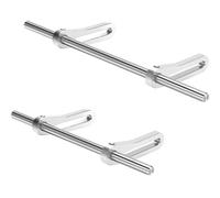 RC Piezas Coche Compatible con TRX4 para SCX10 para Capra para Dodge Power Wagon 1/10 Piezas Upgrade Crawler RC Parachoques Aluminio Delantero Trasero Ajustable