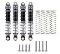 RC Piezas Coche Compatible con TRX4M Piezas De Mejora Coche 1/18 RC, Accesorios Repuesto, Amortiguador Aceite Rosca Larga 59MM(Gray)