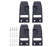 RC Piezas Coche Compatible con Vanquish VS4-10 para Phoenix 1/10 Piezas De Trepador De Control Remoto Soporte De Amortiguador Trasero Delantero De Aluminio Soporte Extendido Torre(Black)