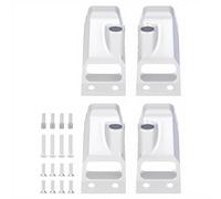 RC Piezas Coche Compatible con Vanquish VS4-10 para Phoenix 1/10 Piezas De Trepador De Control Remoto Soporte De Amortiguador Trasero Delantero De Aluminio Soporte Extendido Torre(Silver)