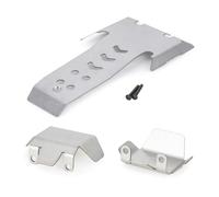 RC Piezas Coche Compatible con Vanquish VS4-10 para Phoenix 1/10 RC Crawler Car, Piezas De Actualización, Placa Protectora De Acero Inoxidable para Chasis.(3pcs)