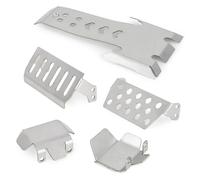 RC Piezas Coche Compatible con Vanquish VS4-10 para Phoenix 1/10 RC Crawler Coche Piezas Upgrade Placa Protectora De Eje En Acero Inoxidable Protección Inferior