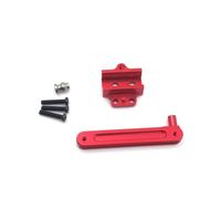 RC Piezas Coche Compatible con WLtoys 12427 12428 12423 12429 FY01 FY02 FY03 Piezas Upgrade Coche RC Kit De Dirección Metal Accesorios De Reposición(Red)