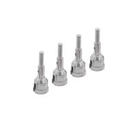 RC Piezas Coche Compatible con WLtoys A959 A969 A979 A949-30 1/18 RC Piezas De Mejora Coche Accesorios 4 Uds Metal para Rueda Escalada para Eje Asiento(Silver)
