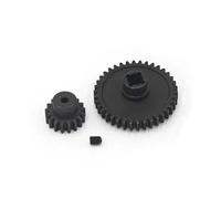 RC Piezas Coche Compatible con WLtoys A959 para Buggy Eléctrico RC Vortex 1/18 Piezas Upgrade 2uds Diferencial Acero 38T Piñón Motor Metálico 17T