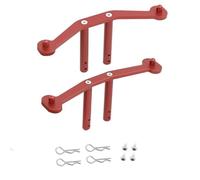 RC Piezas Compatible con Arrma para Senton para Granite Typhoon 1/10 RC Coche Mejora Accesorios Aluminio Carrocería Poste Montaje(Red)