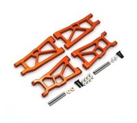 RC Piezas Compatible con DBX10 1/10 Control Remoto Coche Mejora Modificación Accesorios Metálico Delantero Y Trasero para Brazos Balancín(Yellow)