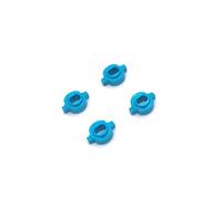 RC Piezas Compatible con Mini Z para Conversión A MR03 RC Coche Mejora Modificación Accesorios Metal Ruedas Convertidor(Blue)