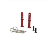 RC Piezas Compatible con WLtoys para JJRC 1/12 1/14 Control Remoto Coche Mejora Accesorios Metal Carcasa Pilares(Red)