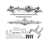 RC Piezas Para Axial Para SCX10 II III VS4-10 10.2 F10T CNC Juego Ejes Aluminio Conjunto Actualización Completa Piezas Camión Trepador Control Remoto(Silver)