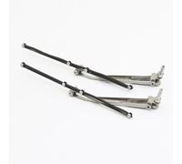 RC Piezas Para AXIAL Para SCX10 Para Cherokee T RAXXAS Para TRX4 Para Defender G500 Para MST KM2 1/10 Piezas Limpiaparabrisas De Metal(Black)