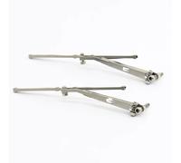 RC Piezas Para AXIAL Para SCX10 Para Cherokee T RAXXAS Para TRX4 Para Defender G500 Para MST KM2 1/10 Piezas Limpiaparabrisas De Metal(Silver)