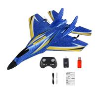 RC Planes for Kids - LED Light RC Plane Kit, Airplane Remote Control, Educational Outdoor Aircraft Toy, Waterproof 2.4Ghz RC Flying Toy for Kids Adults Beginners