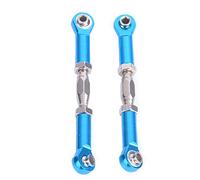 RC Pull Rod, Accesorio Ligero y Resistente para Coche RC, Diseño Ajustable de Aluminio para Modelos de Coche, Ideal para Enamorados de RC y Coleccionistas, Adecuado para HSP 94111 94188 94118, 2PCS