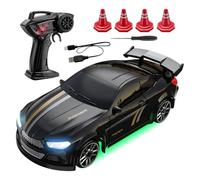 RC Racing Car - 1 64 Scale Electric Drift Vehicle, Ergonomic Remote Control Toy with Realistic Handling Speed Adjustable Controls, Ideal for Indoor Outdoor Racing Birthday Kids Teens Hobby Play
