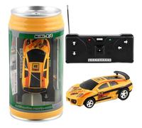 RC Racing Car Toy - Vehículo Remoto Estilo latas de PP de 2,76 Pulgadas, Mini Modelo de Velocidad eléctrica, de Control Compacto con Respuesta Suave de la dirección | Juego para niños Experien