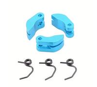 Rc Reemplazar Accesorios Para 1/8 Zapatas De Embrague Aluminio Resortes Placas Fricción Coches RC Camiones Y Rendimiento Suave(Blue)